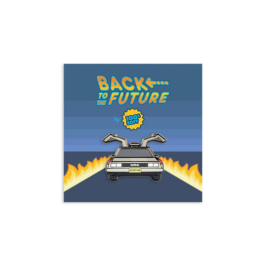Back to the Future – Time Machine Enamel Pin