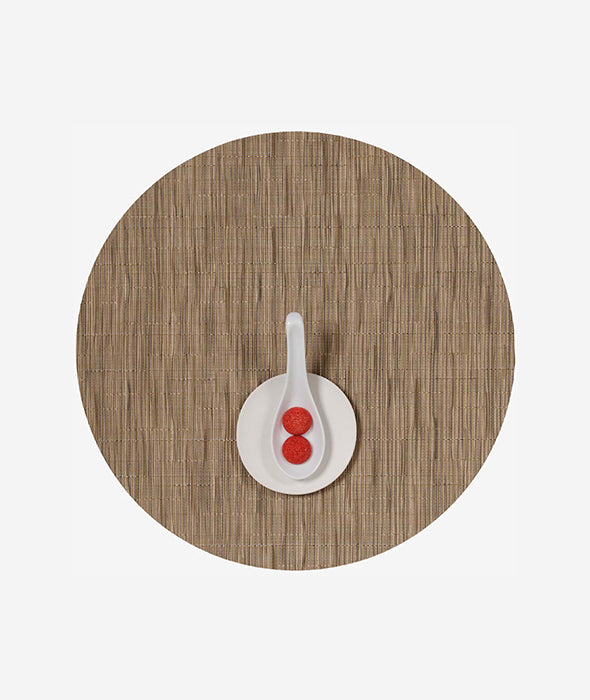 Bamboo Round Placemat Set/4 - More Options - BEAM