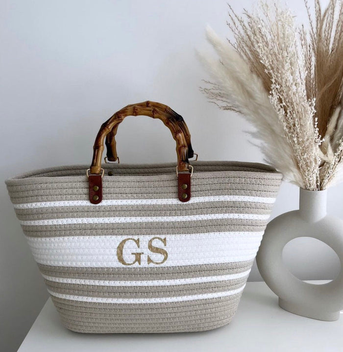 Bamboo Seaside Tote Bag Travellers Hat Boutique