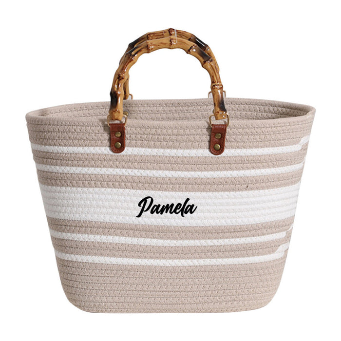 Bamboo Seaside Tote Bag Travellers Hat Boutique