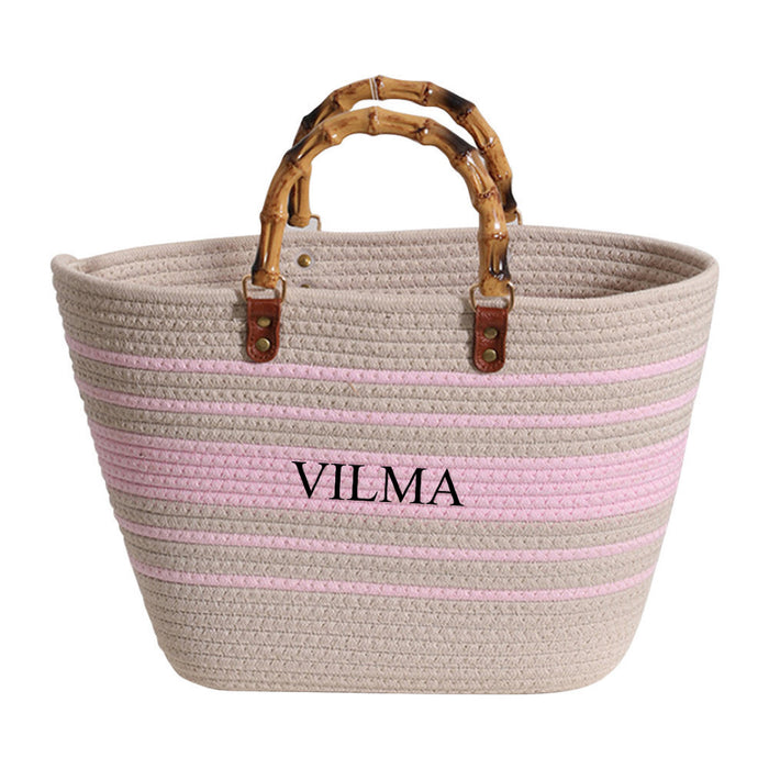 Bamboo Seaside Tote Bag Travellers Hat Boutique
