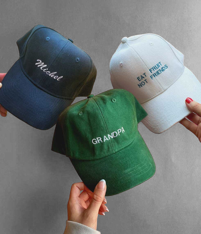 Baseball Cap - Custom Embroidery - Travellers Hat Boutique