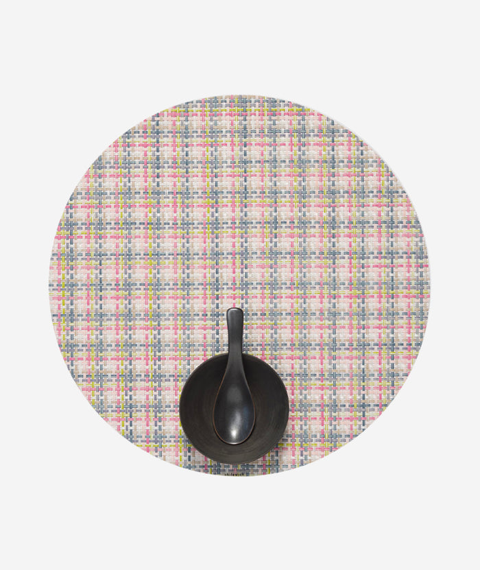 Basketweave Round Placemat Set/4 - More Options