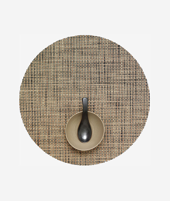 Basketweave Round Placemat Set/4 - More Options - BEAM