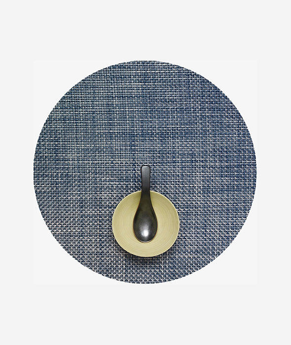 Basketweave Round Placemat Set/4 - More Options - BEAM