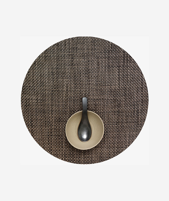 Basketweave Round Placemat Set/4 - More Options - BEAM