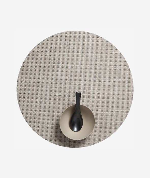 Basketweave Round Placemat Set/4 - More Options - BEAM