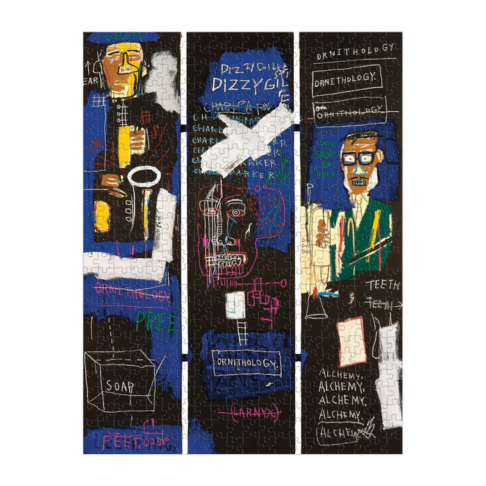 Basquiat Horn Players 500 Piece Book Puzzle Jean-Michel Basquiat