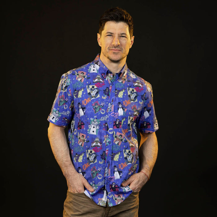 RSVLTS Batman Short Sleeve Shirt Batman "Kapow! Bonk! Thwack!" – KUNUFLEX Short Sleeve Shirt