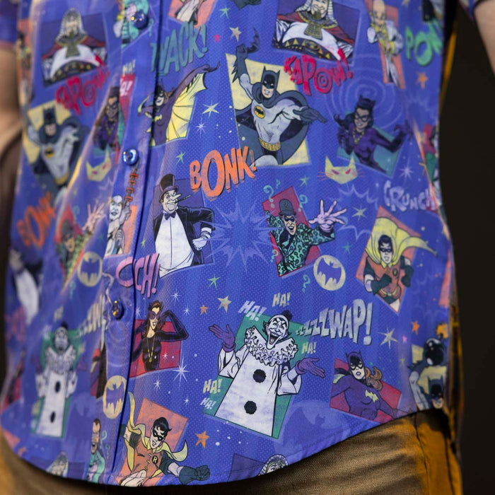 RSVLTS Batman Short Sleeve Shirt Batman "Kapow! Bonk! Thwack!" – KUNUFLEX Short Sleeve Shirt