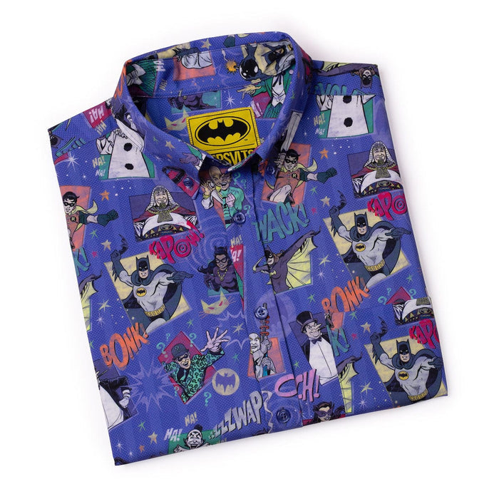 RSVLTS Batman Short Sleeve Shirt Batman "Kapow! Bonk! Thwack!" – KUNUFLEX Short Sleeve Shirt
