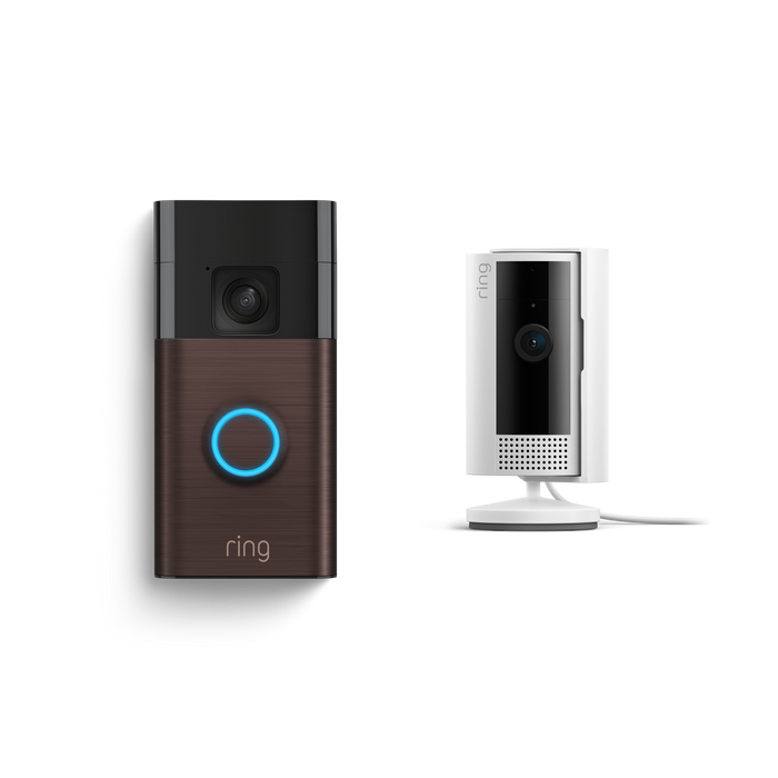 Venetian Bronze:Battery Video Doorbell + Indoor Camera (2nd Gen)