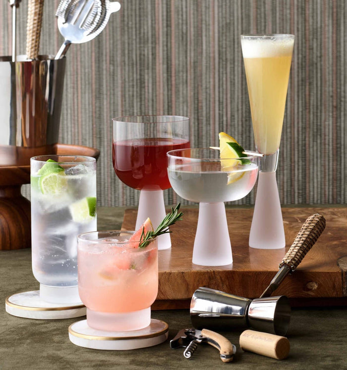 Bergen High Ball Glasses Set/4