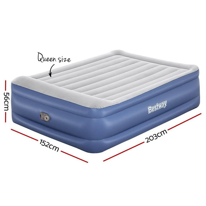 Bestway Air Bed Inflatable Mattress Queen -Home Living Store - -