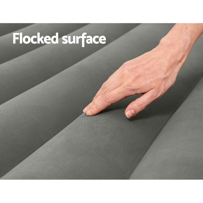 Bestway Air Mattress Single Inflatable Bed 30cm Airbed Grey -Home Living Store - -