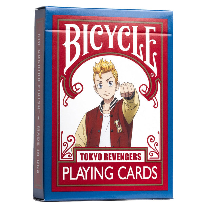 Bicycle Tokyo Revengers playing cards packaging on a white background