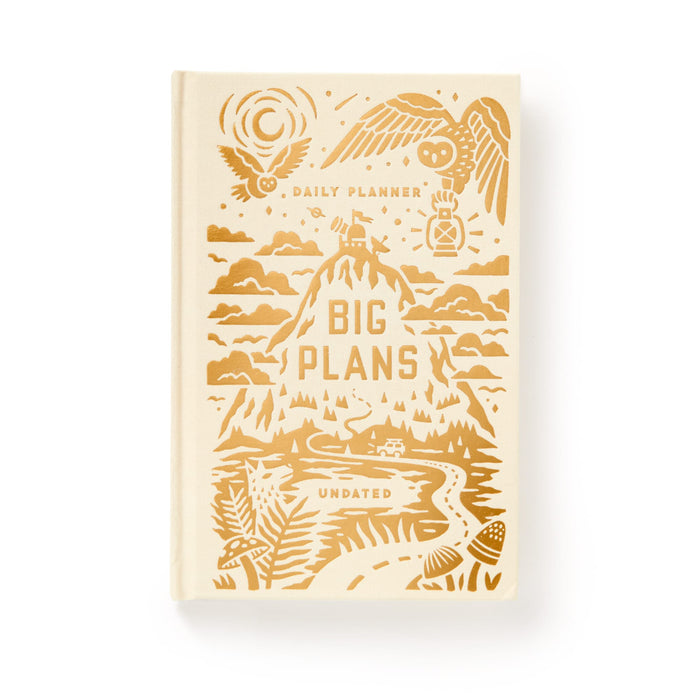 Big Plans Undated Standard Planner Brass Monkey