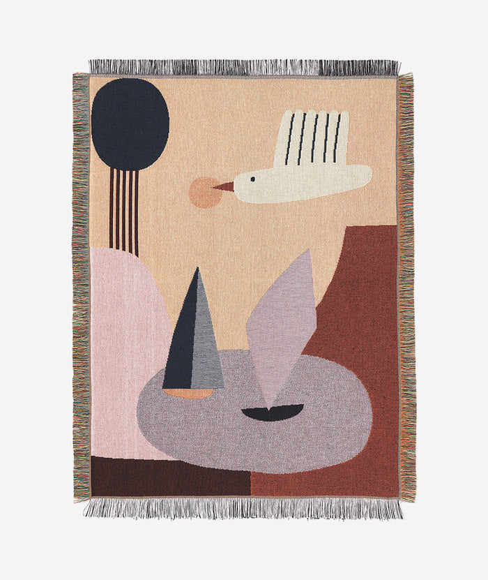 Bird Tapestry Blanket