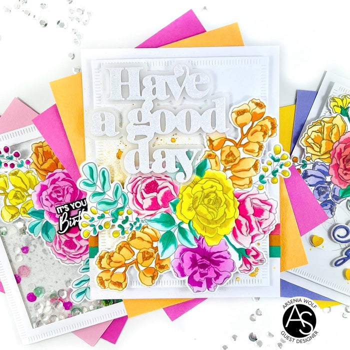 birthday-bpuquet-stamp-flowers-cardmaking-alex-syberia-designs-shaker-card-stencil-scrapbooking