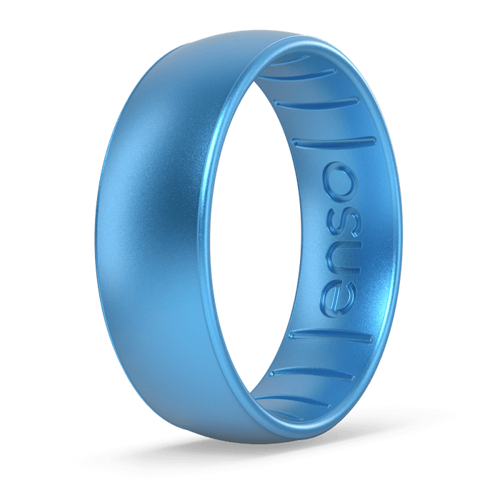 Birthstone Classic Silicone Ring - Blue Topaz