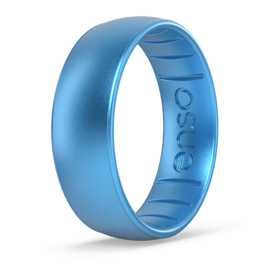 Birthstone Classic Silicone Ring - Blue Topaz