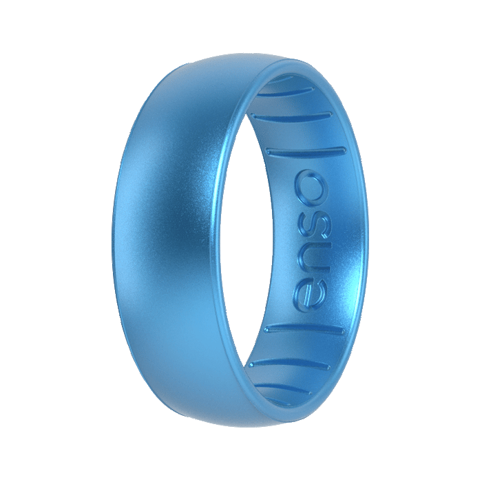 Birthstone Classic Silicone Ring - Blue Topaz