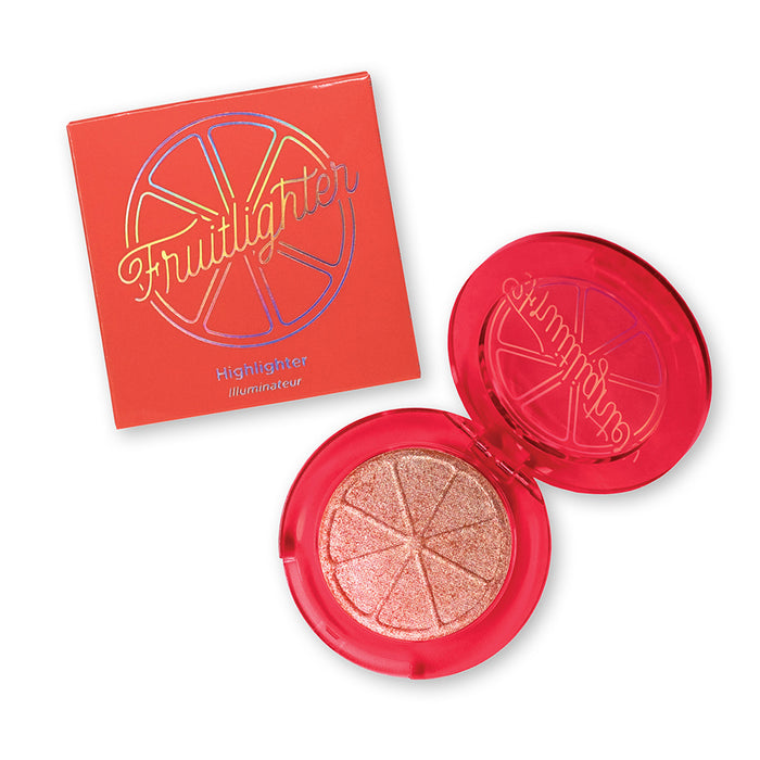 Top angled view of an open Bitter Fruitlighter and its carton.