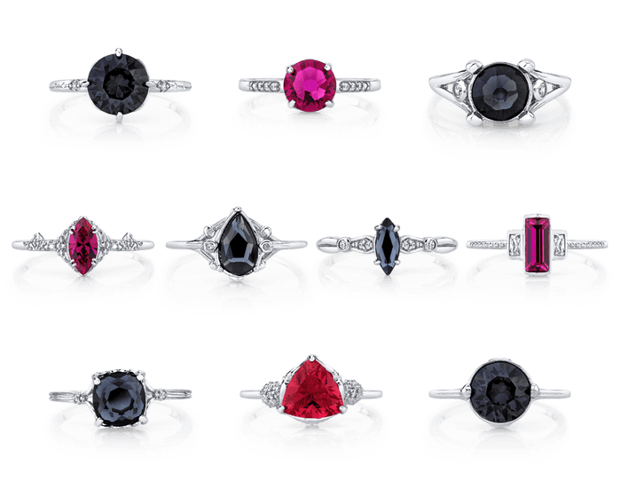 Black Dahlia - Satin Collection - Jewel Candle