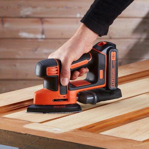 Black & Decker 18V Lithium-Ion Cordless Mouse Detail Sander | BDCDS18-GB (7096609898684)