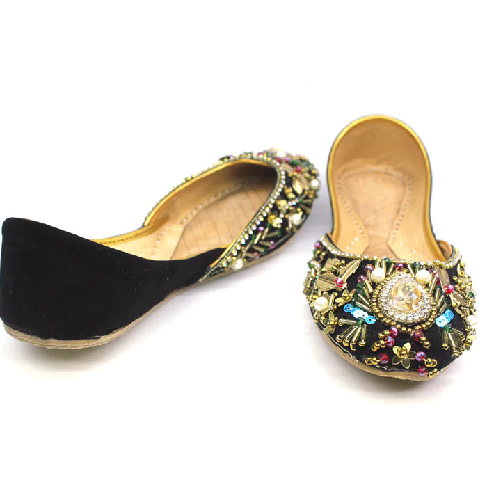 Black Fancy Khussa