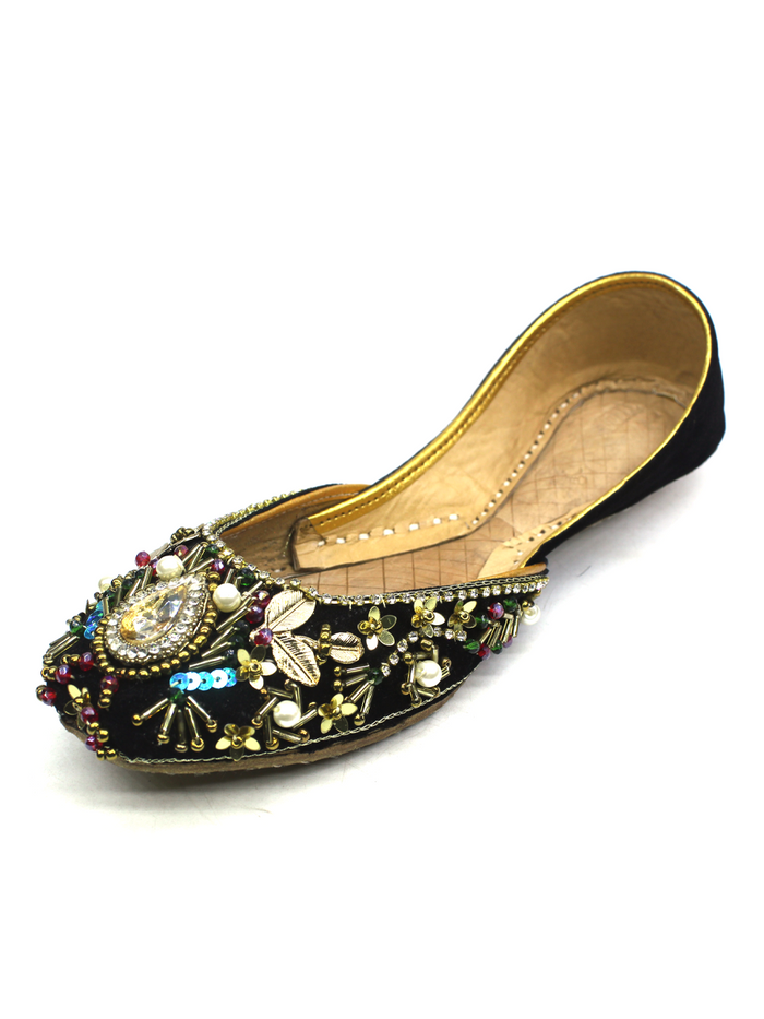 Black Fancy Khussa