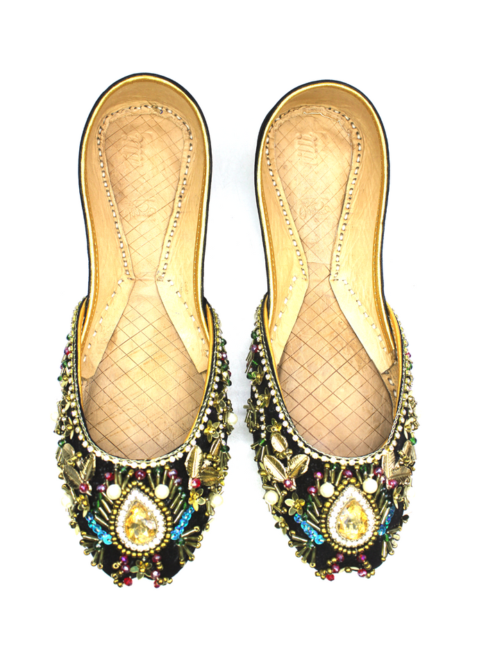 Black Fancy Khussa