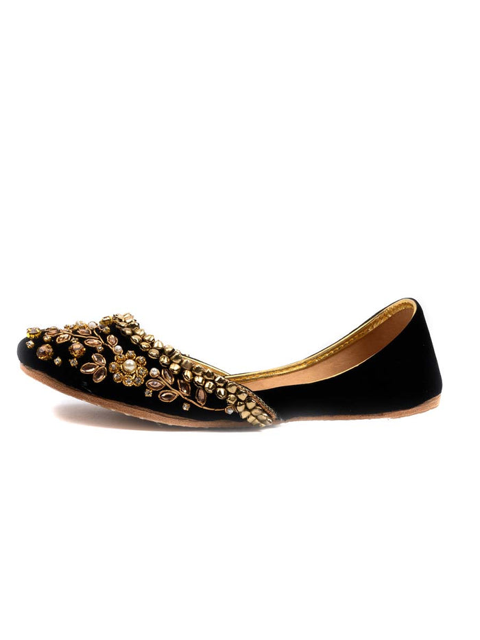 Black Fancy Khussa
