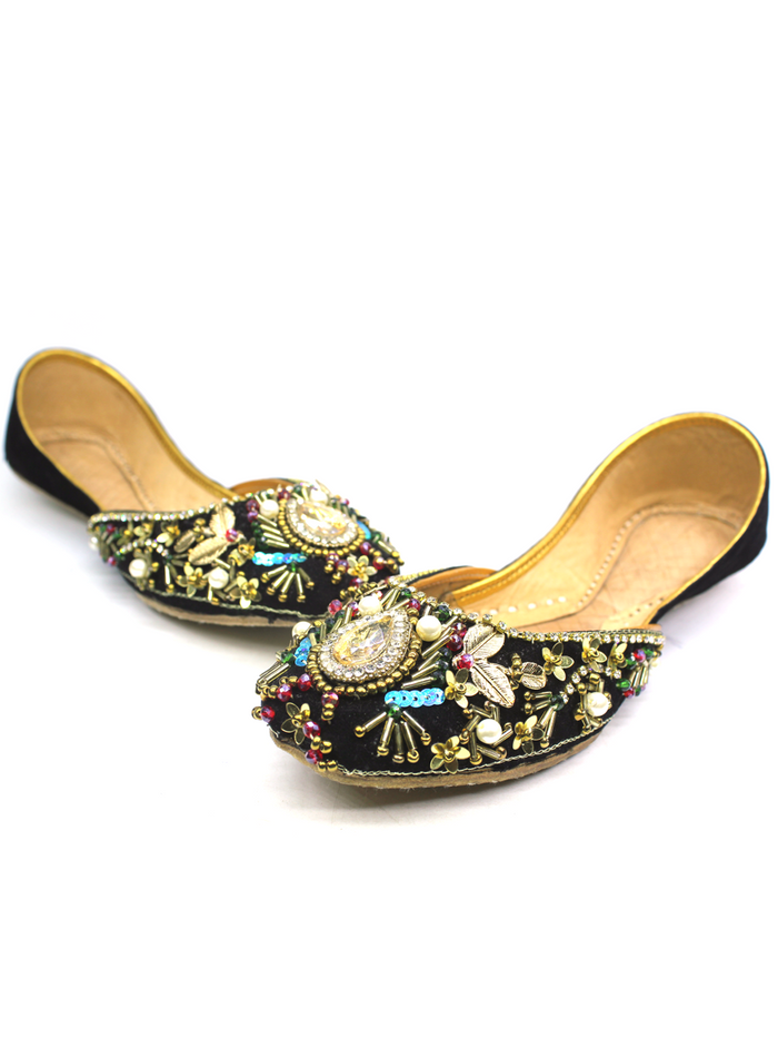 Black Fancy Khussa