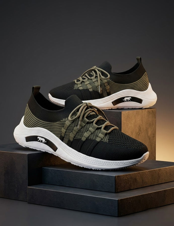 Black & Green Stylish Jogger for men