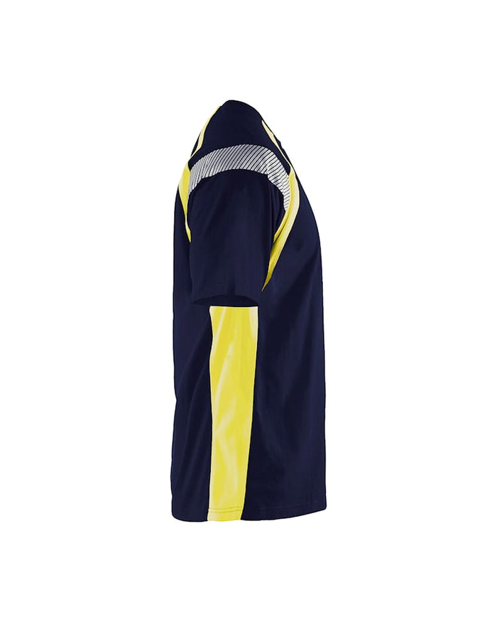 Blaklader T-Shirt - Navy & Yellow | 3332