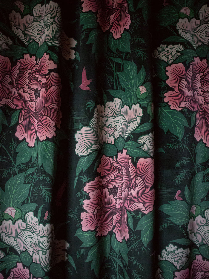 Bloomin' Marvellous 'Blush Green' Recycled Velvet