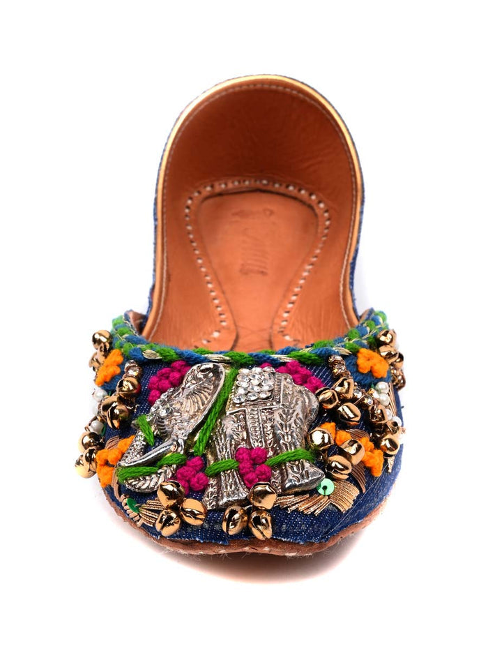 Blue Fancy Khussa