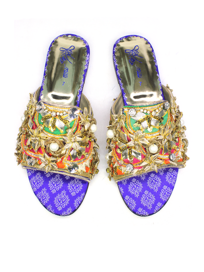 Blue Fancy Slipper
