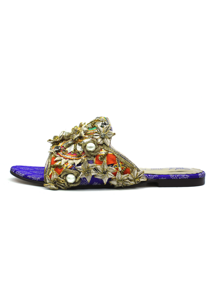 Blue Fancy Slipper