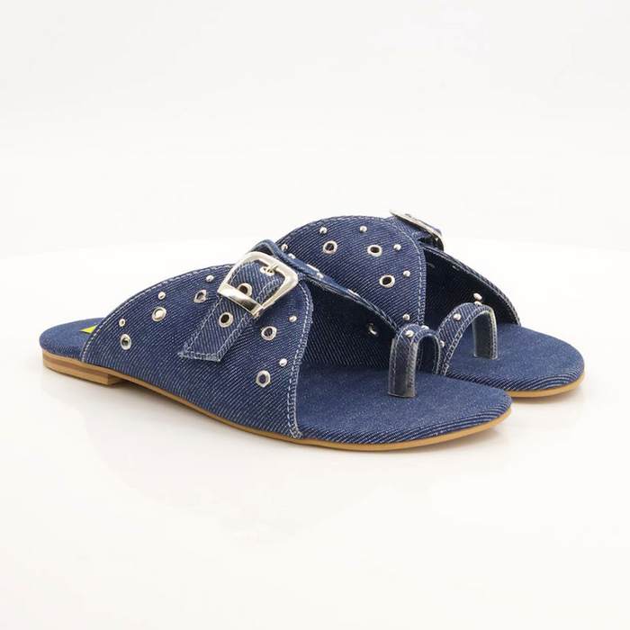 Blue Kohlapuri for Women