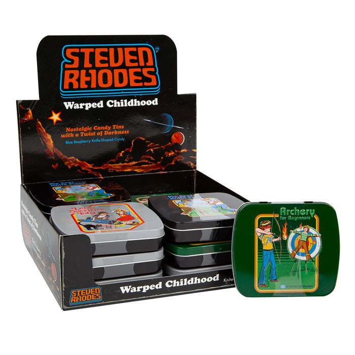 Blue Raspberry Steven Rhodes Warped Childhood Candy - 12 Count