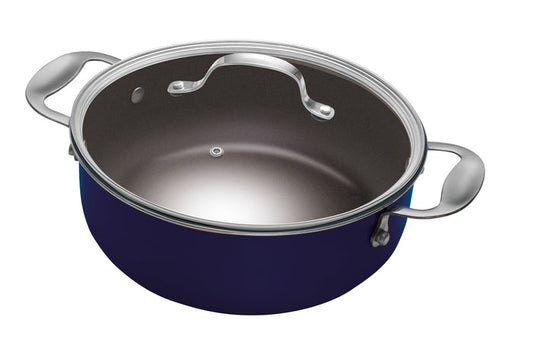 Bluestone® with Diamond 24cm Casserole with Lid