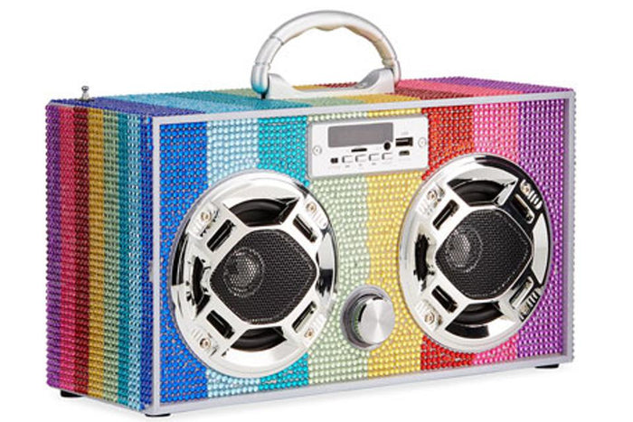 Bluetooth FM Radio Rainbow Bling