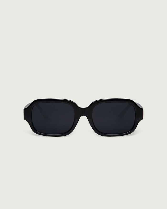 Ink::Bobbi Sunglasses square black recycled polyester front