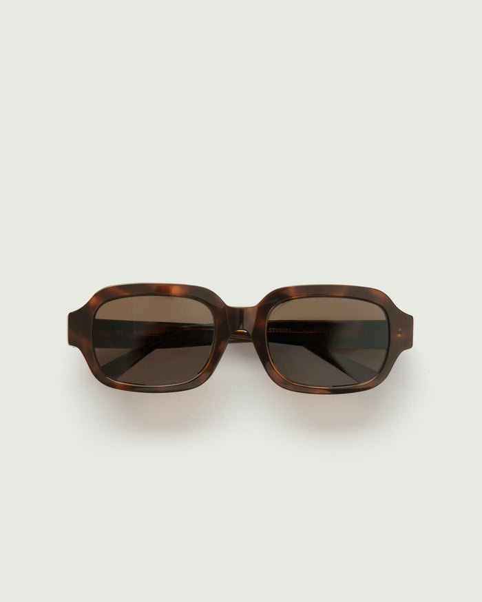 Classic Tort::Bobbi Sunglasses square tort bioacetate top