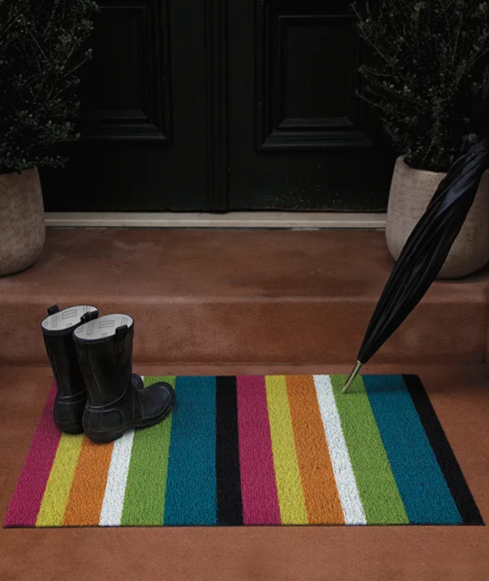 Bold Stripe Shag Mat - More Options - BEAM