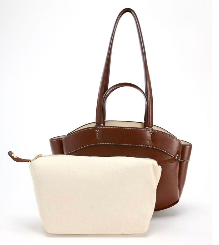 Boston Custom Name Leather Bag