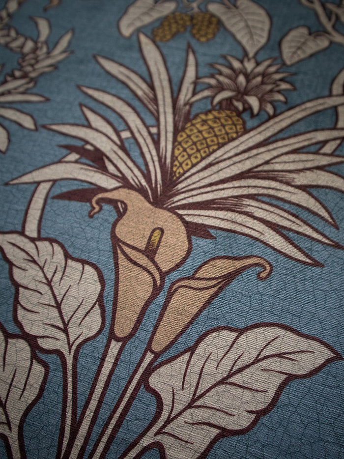 Botanize Heritage 'Whale Blue' Recycled Velvet