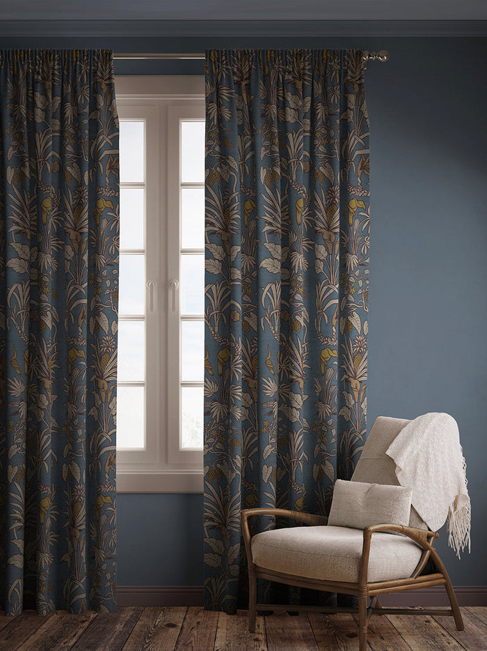 Botanize Heritage 'Whale Blue' Recycled Velvet